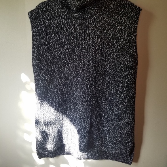 Everlane sleeveless chunky knit turtleneck sweater - Picture 4 of 5